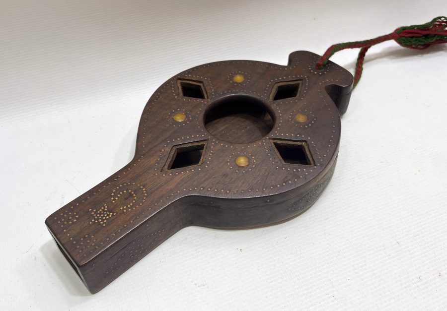 OSMANLI DÖNEMİ AY YILDIZLI NADİR AHŞAP KAHVE SOĞUDANI