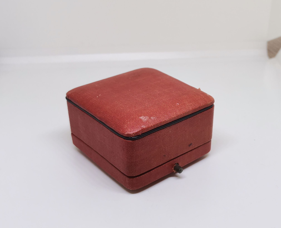 OSMANLI DÖNEMİ ÇİL KONDİSYONDA YÜZÜK KUTUSU