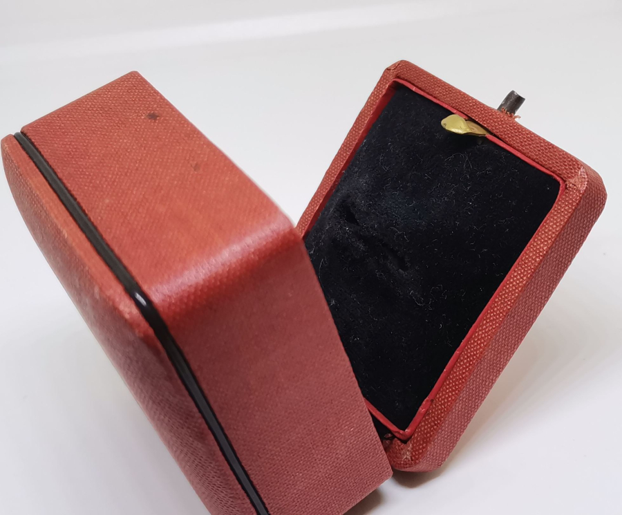 OSMANLI DÖNEMİ ÇİL KONDİSYONDA YÜZÜK KUTUSU