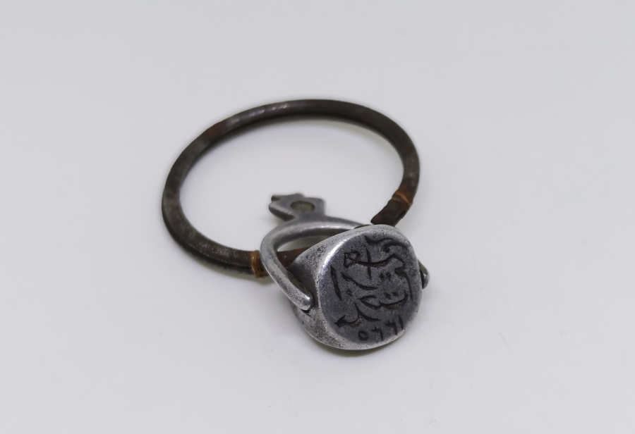 OSMANLI DÖNEMİ ÇOK NADİR HAKKAK İŞİ DÖNERLİ ALÜMİNYUM ŞAHIS MÜHRÜ - İLK KEZ GÖRÜLÜYOR