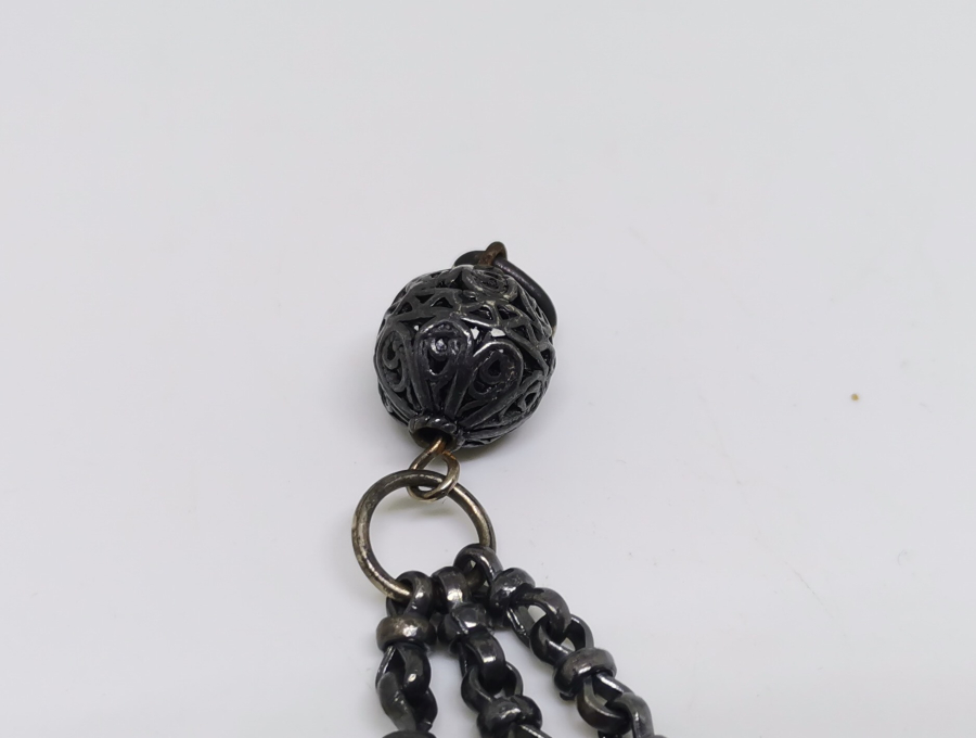 OSMANLI DÖNEMİ GÜMÜŞ TESPİH PÜSKÜLÜ