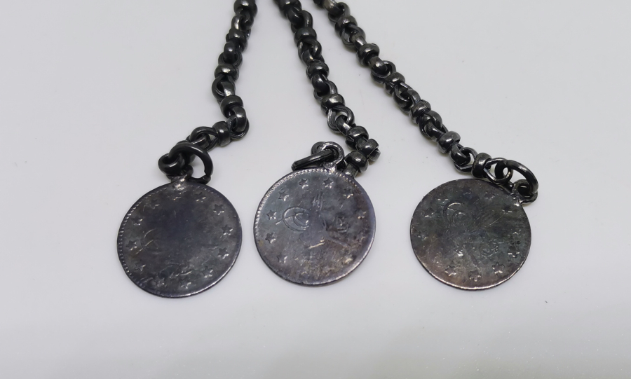 OSMANLI DÖNEMİ GÜMÜŞ TESPİH PÜSKÜLÜ