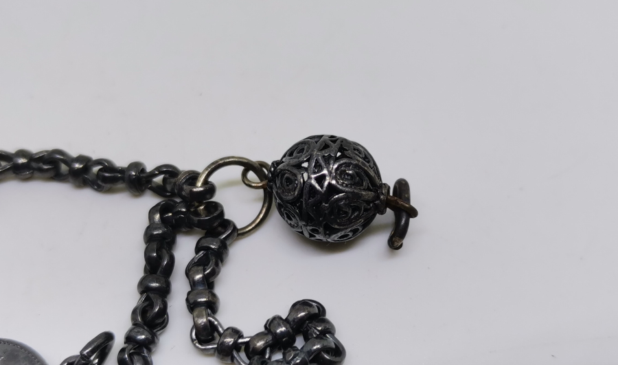 OSMANLI DÖNEMİ GÜMÜŞ TESPİH PÜSKÜLÜ