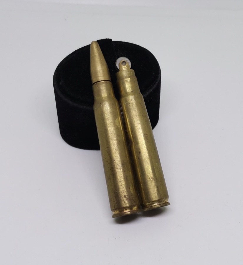 OSMANLI DÖNEMİ MAVZER MERMİLERİNDEN YAPILMIŞ NADİR SUBAY ÇAKMAĞI