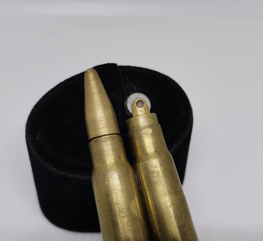 OSMANLI DÖNEMİ MAVZER MERMİLERİNDEN YAPILMIŞ NADİR SUBAY ÇAKMAĞI