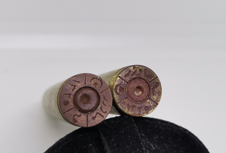 OSMANLI DÖNEMİ MAVZER MERMİLERİNDEN YAPILMIŞ NADİR SUBAY ÇAKMAĞI