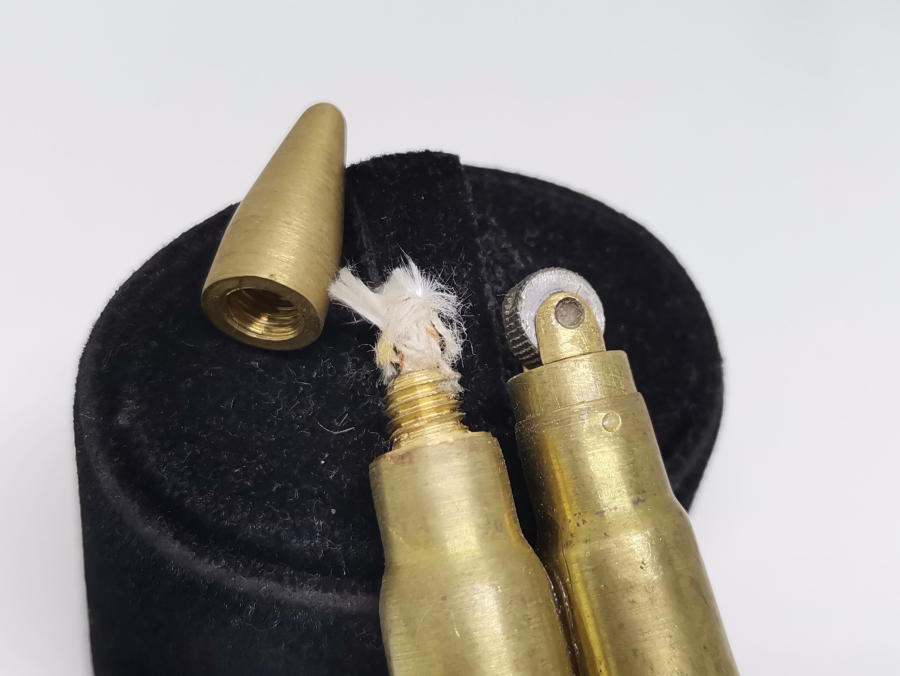 OSMANLI DÖNEMİ MAVZER MERMİLERİNDEN YAPILMIŞ NADİR SUBAY ÇAKMAĞI