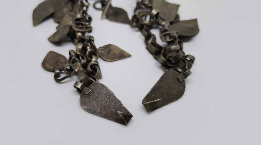 OSMANLI DÖNEMİ NADİR FORMDA ERMENİ İŞİ GELİN ALINLIĞI