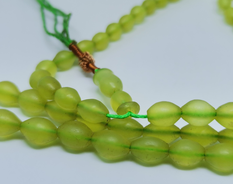 OSMANLI DÖNEMİ NADİR RENK ŞAH MAKSUT TAŞI NAMAZ TESPİHİ