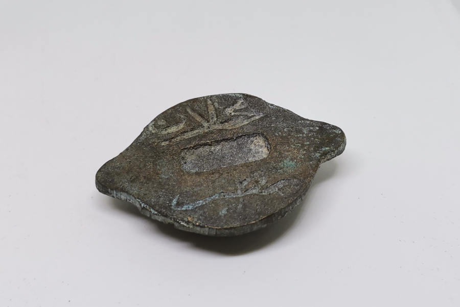 OSMANLI DÖNEMİ ÜZERİ OSMANLICA YAZILI ÇOK NADİR GAZ YAĞI TENEKESİ KAPAĞI