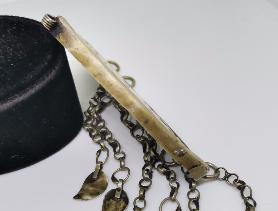 OSMANLI DÖNEMİ ÜZERİNDE KINIK BOYU AMBLEMİ BULUNAN NADİR HAMAYIL