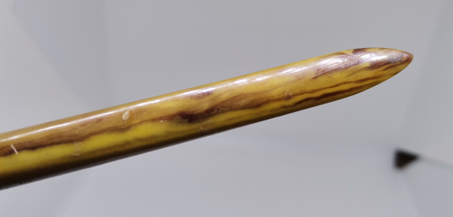 OSMANLICA YAZILI DİVİT UCUYLA HARELİ KATALİN ANTİKA DİVİT