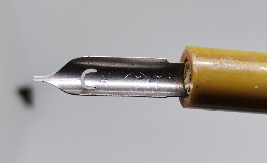 OSMANLICA YAZILI DİVİT UCUYLA HARELİ KATALİN ANTİKA DİVİT