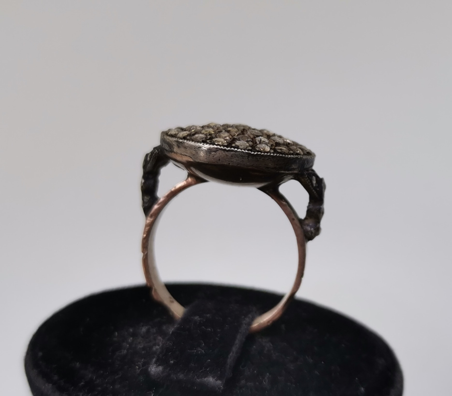 ÖZEL YAPIM DİVANHANE ÇİVİSİ MODELİ ELMAS YÜZÜK