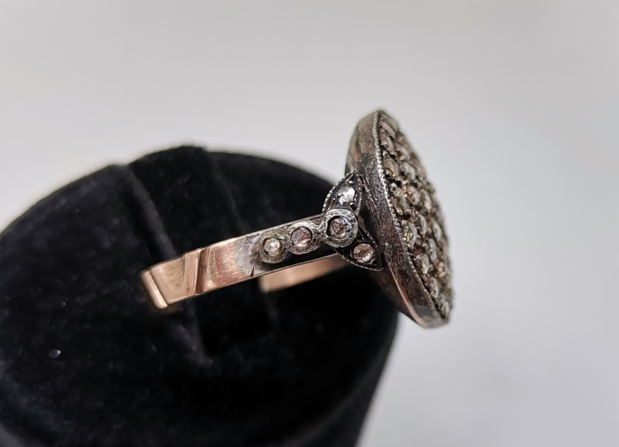 ÖZEL YAPIM DİVANHANE ÇİVİSİ MODELİ ELMAS YÜZÜK