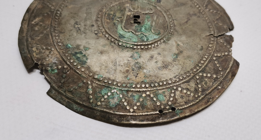 ÜZERİ OSMANLICA YAZILI OSMANLI DÖNEMİ GÜMÜŞ GELİN TEPELİĞİ