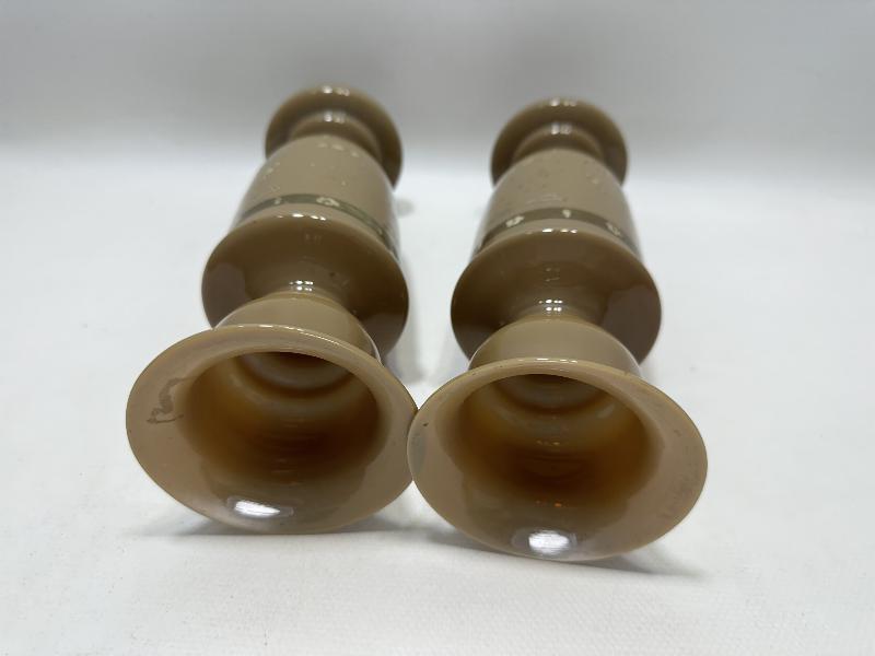 OSMANLI DÖNEMİ BİR ÇİFT OPAL VAZO 