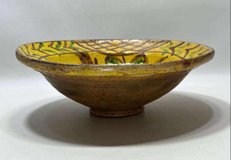 OSMANLI DÖNEMİ ÇOK NADİR KALLAVİ BOY ÇANAKKALE SERAMİK TABAK 