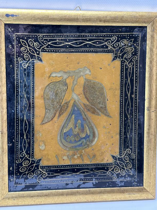 OSMANLI DÖNEMİ TEKKE İŞİ CAM ALTI HAT LEVHA