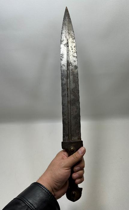 OSMANLICA YAZILI KALLAVİ BOY ÇERKES KAMASI