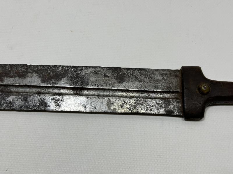 OSMANLICA YAZILI KALLAVİ BOY ÇERKES KAMASI