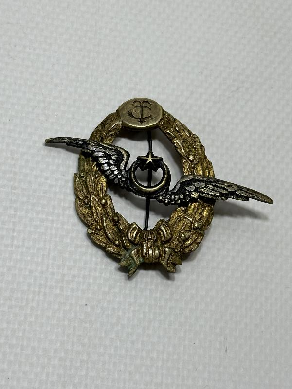 TC İLK DÖNEM ÇOK NADİR PİLOT BRÖVESİ 