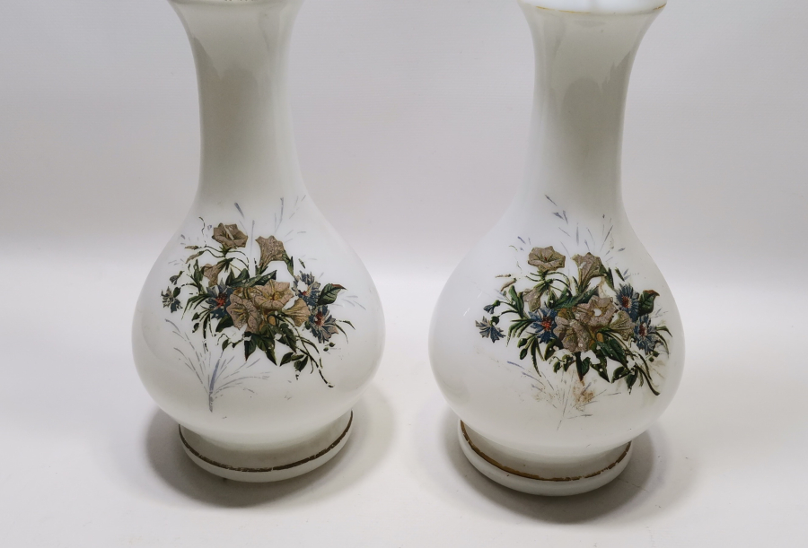 1900 BAŞLARI ÇİFT OPAL GAZ LAMBASI