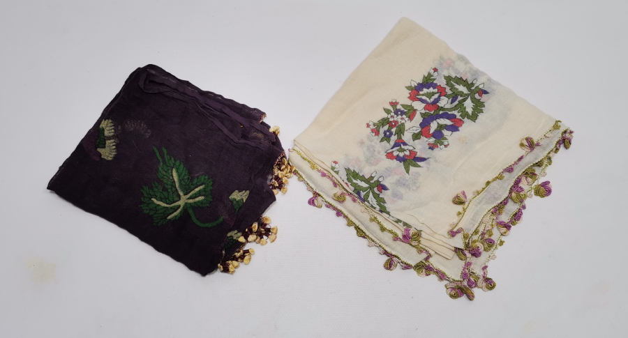 2 ADET ANTİKA OYALI YAZMA