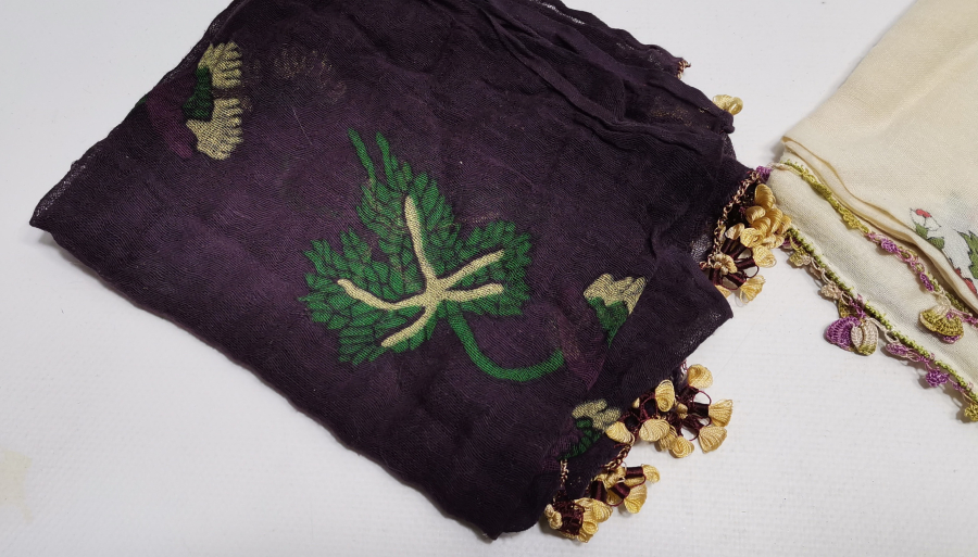 2 ADET ANTİKA OYALI YAZMA