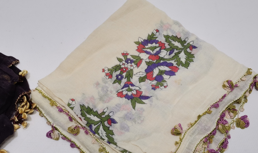 2 ADET ANTİKA OYALI YAZMA