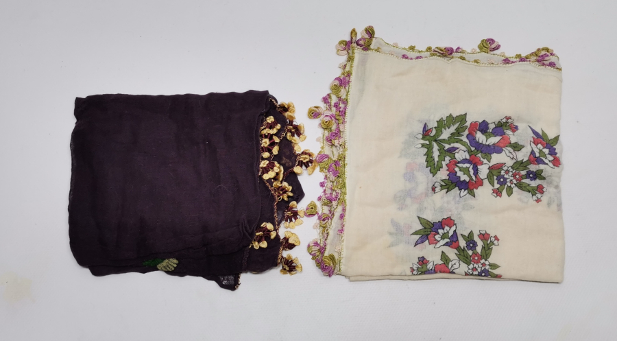 2 ADET ANTİKA OYALI YAZMA