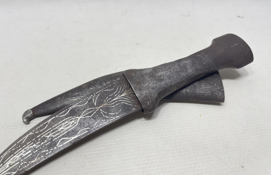 OSMANLI DÖNEMİ AFYON İŞİ KOFGARİ İŞÇİLİKLİ KUŞAK KAMASI