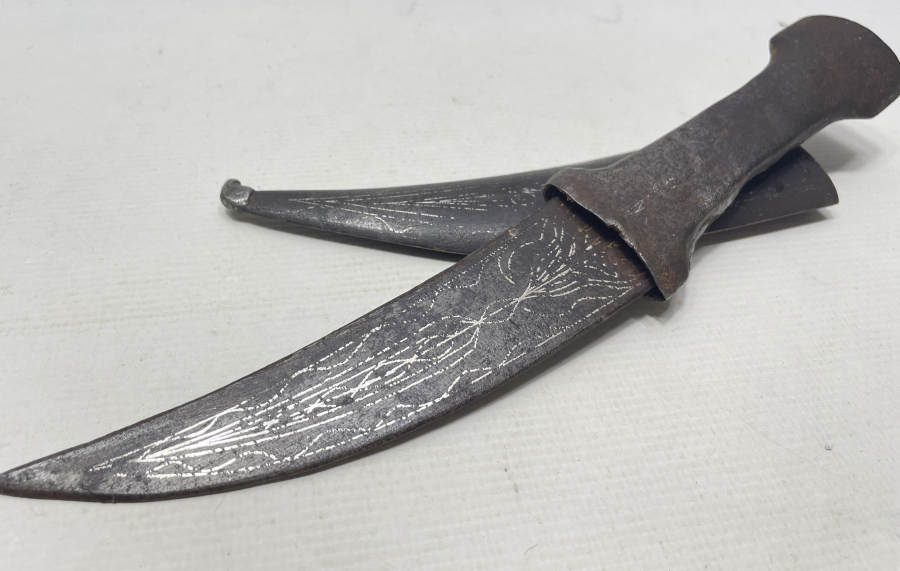 OSMANLI DÖNEMİ AFYON İŞİ KOFGARİ İŞÇİLİKLİ KUŞAK KAMASI