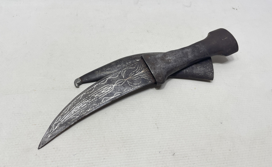 OSMANLI DÖNEMİ AFYON İŞİ KOFGARİ İŞÇİLİKLİ KUŞAK KAMASI