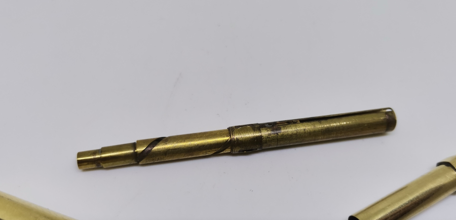 OSMANLI DÖNEMİ ALTIN KAPLAMA KURŞUN KALEM