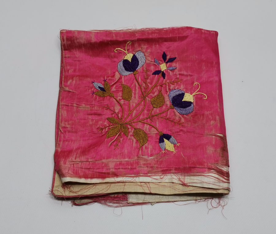 OSMANLI DÖNEMİ İPEK NALIN BOHÇASI - HAMAM BOHÇASI