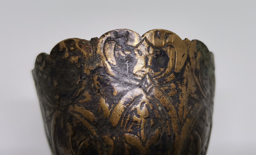 OSMANLI DÖNEMİ KALEM İŞÇİLİKLİ TOMBAK FİNCAN ZARFI