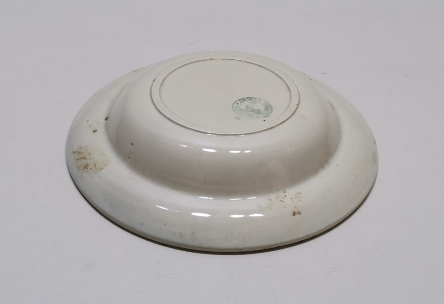 OSMANLI PAZARI İÇİN YAPILMIŞ PORSELEN TABAK