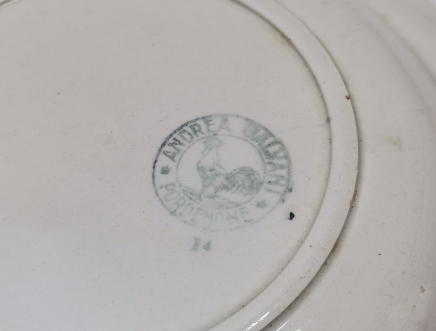 OSMANLI PAZARI İÇİN YAPILMIŞ PORSELEN TABAK