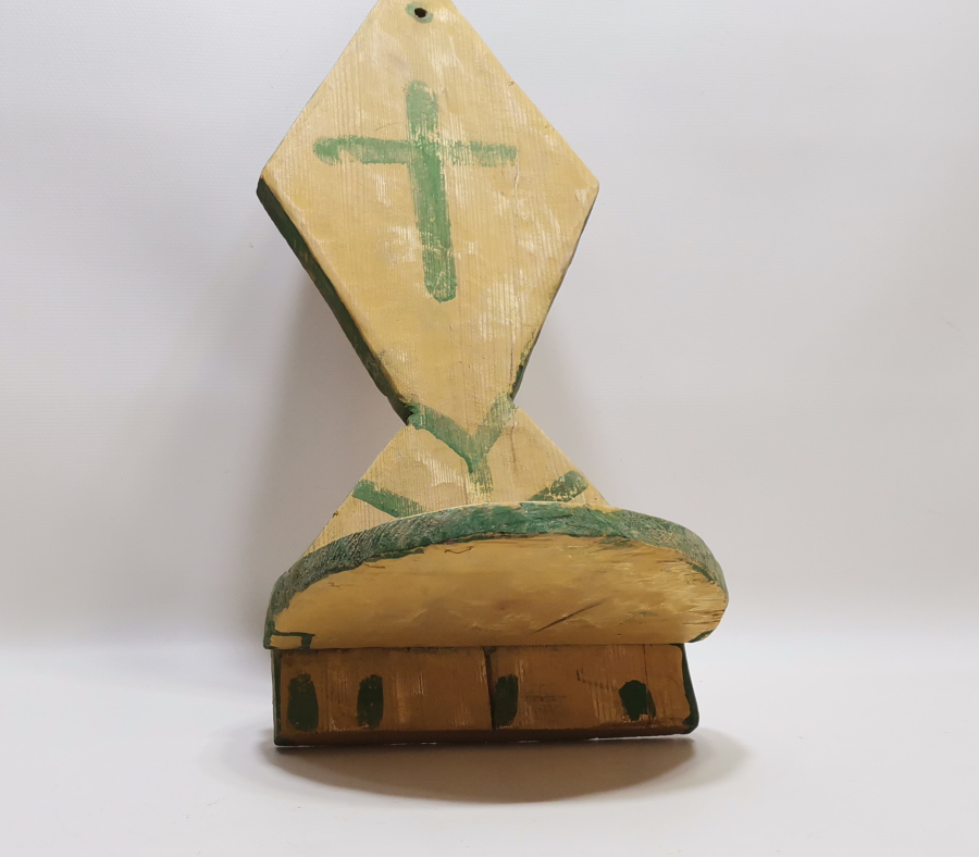 RUM İŞİ ANTİKA AHŞAP LAMBALIK