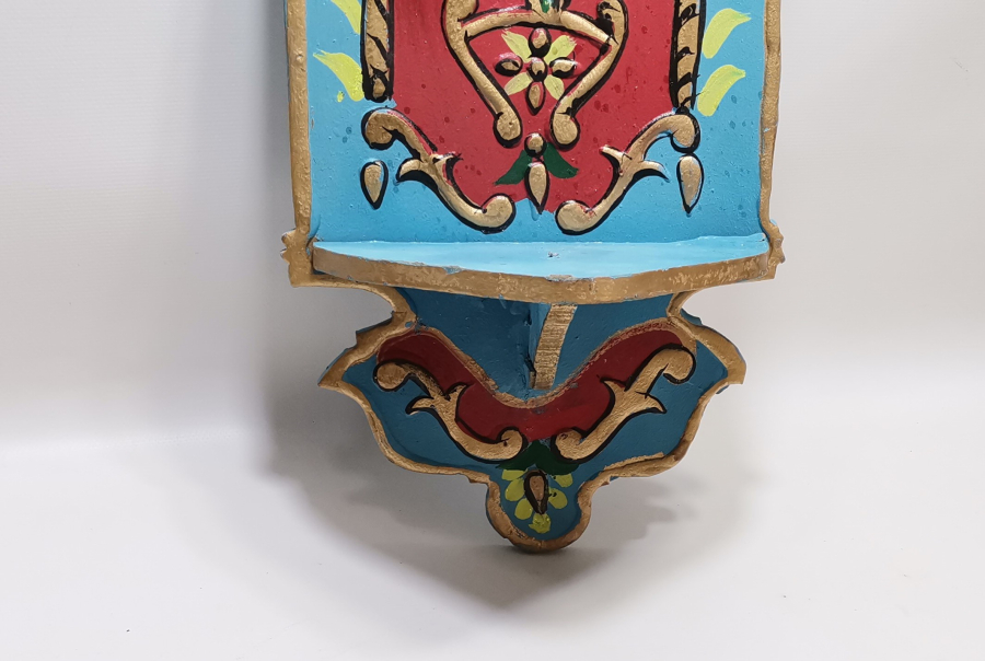 TAMAMI EL YAPIMI VE EL BOYAMA AHŞAP LAMBALIK - KAVUKLUK