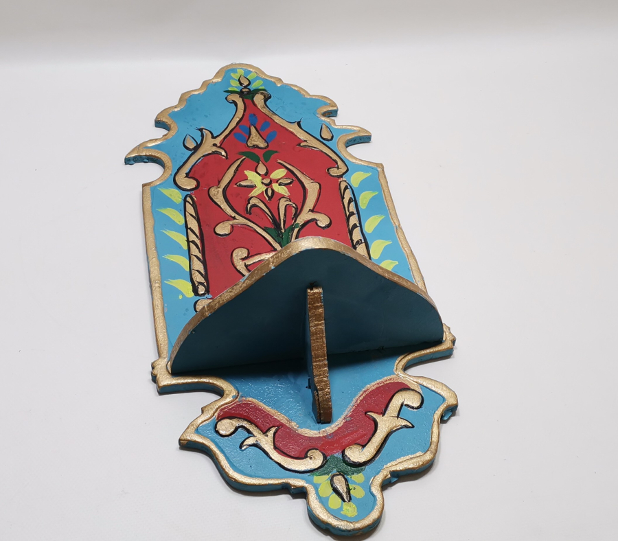 TAMAMI EL YAPIMI VE EL BOYAMA AHŞAP LAMBALIK - KAVUKLUK