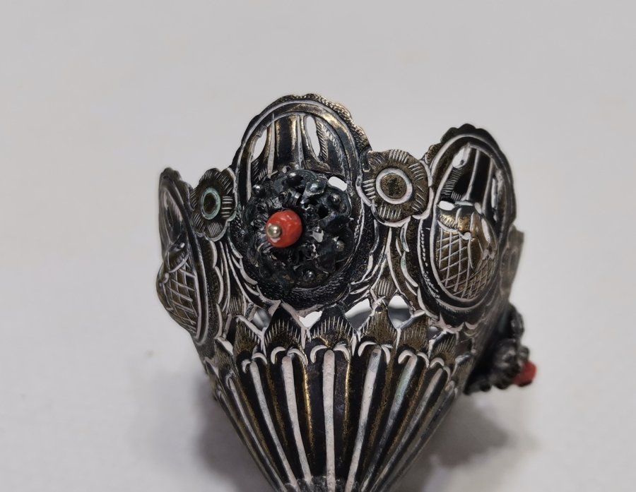 ÜZERİ MERCANLI OSMANLI DÖNEMİ NADİR FİNCAN ZARFI