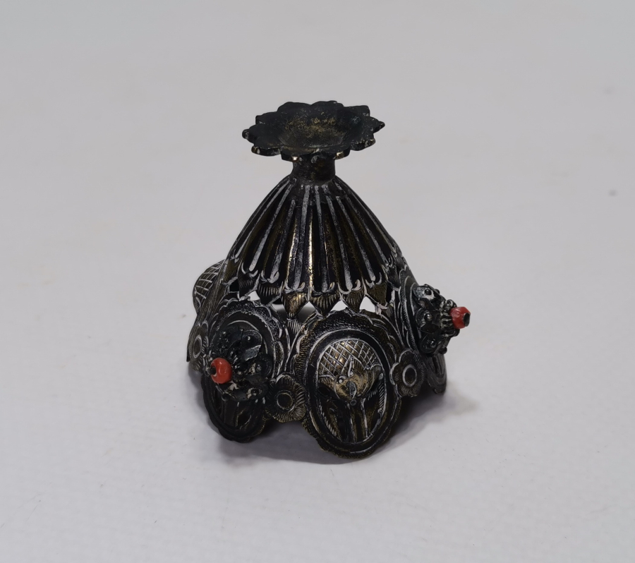 ÜZERİ MERCANLI OSMANLI DÖNEMİ NADİR FİNCAN ZARFI