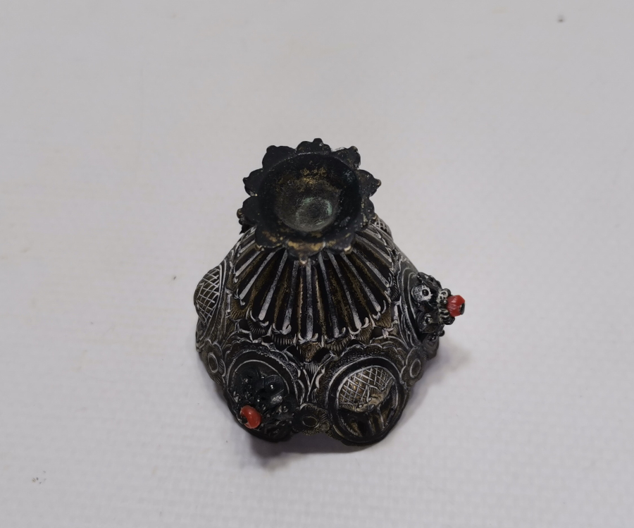 ÜZERİ MERCANLI OSMANLI DÖNEMİ NADİR FİNCAN ZARFI