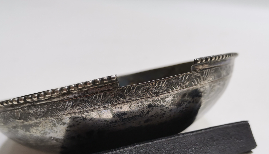 3. SELİM DÖNEMİ ÇOK NADİR TUĞRALI GÜMÜŞ TAS