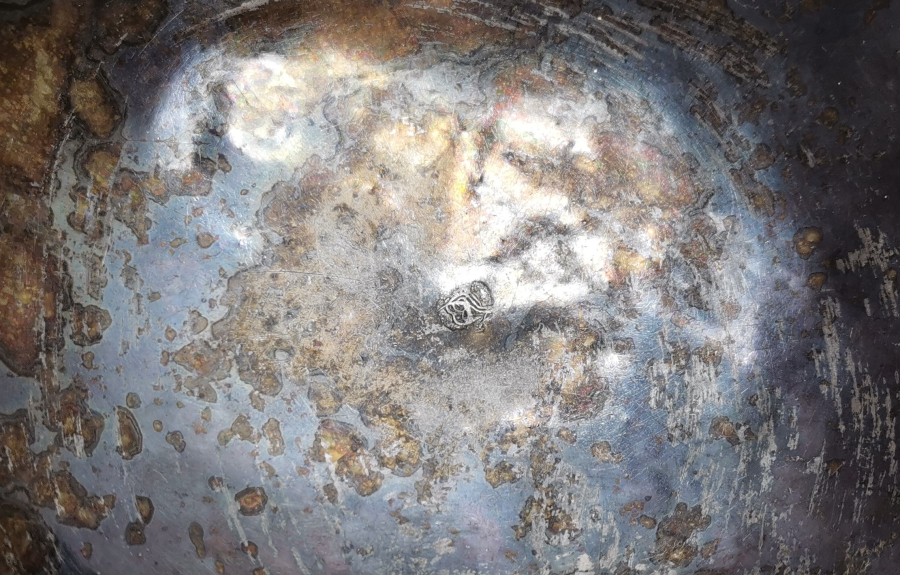 3. SELİM DÖNEMİ ÇOK NADİR TUĞRALI GÜMÜŞ TAS