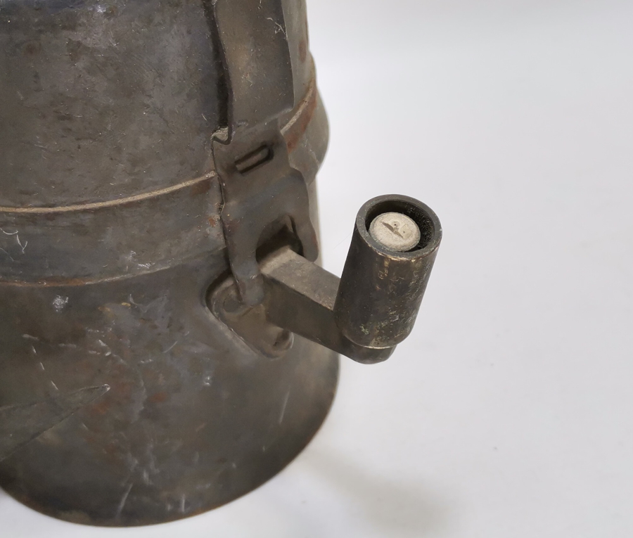 ALMAN YAPIMI OSMANLI DÖNEMİ NADİR MADENCİ FENERİ