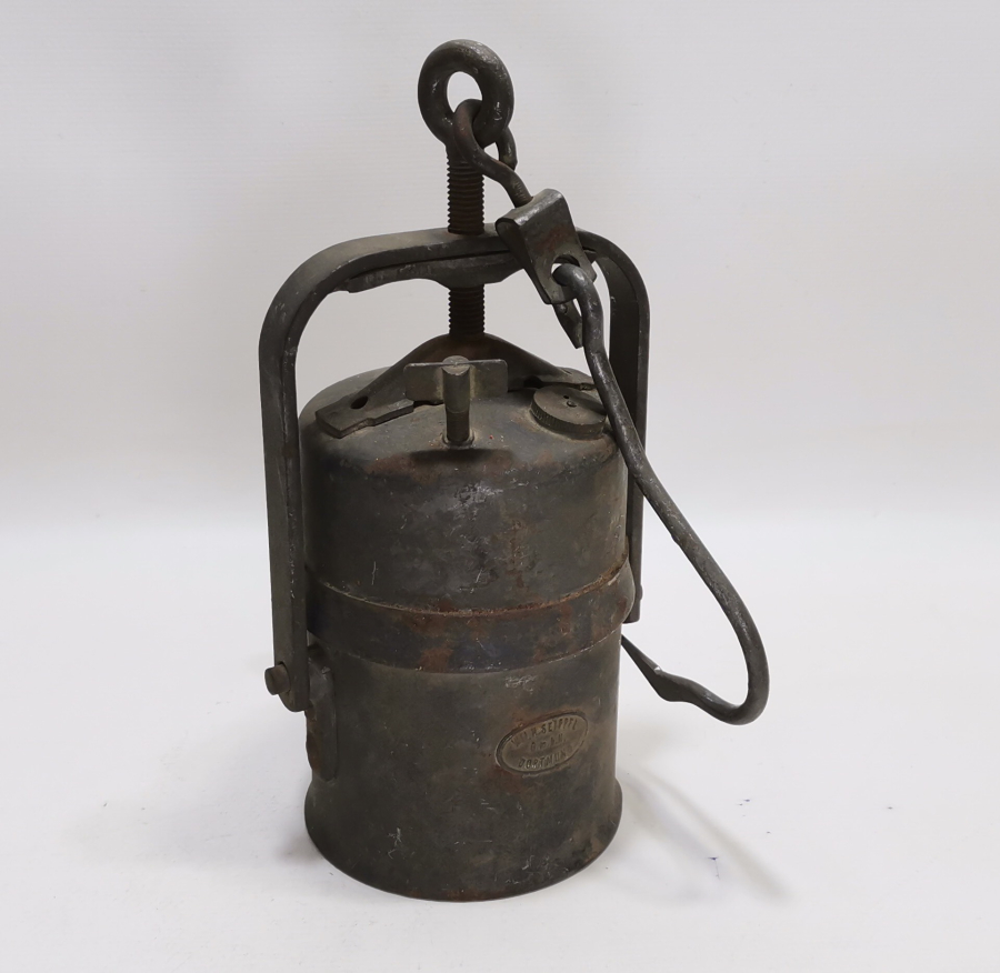 ALMAN YAPIMI OSMANLI DÖNEMİ NADİR MADENCİ FENERİ