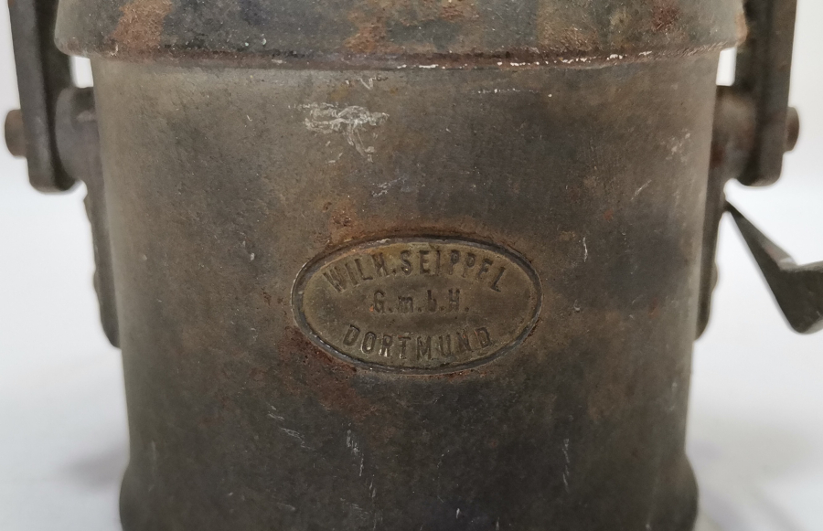 ALMAN YAPIMI OSMANLI DÖNEMİ NADİR MADENCİ FENERİ